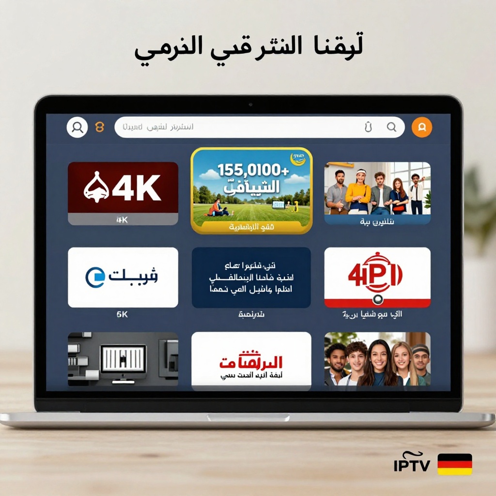 IPTV المانيا Arabic IPTV subscription with 15000 live TV channels, beIN Sports, 4K streaming and M3U Arabic IPTV service in Germany