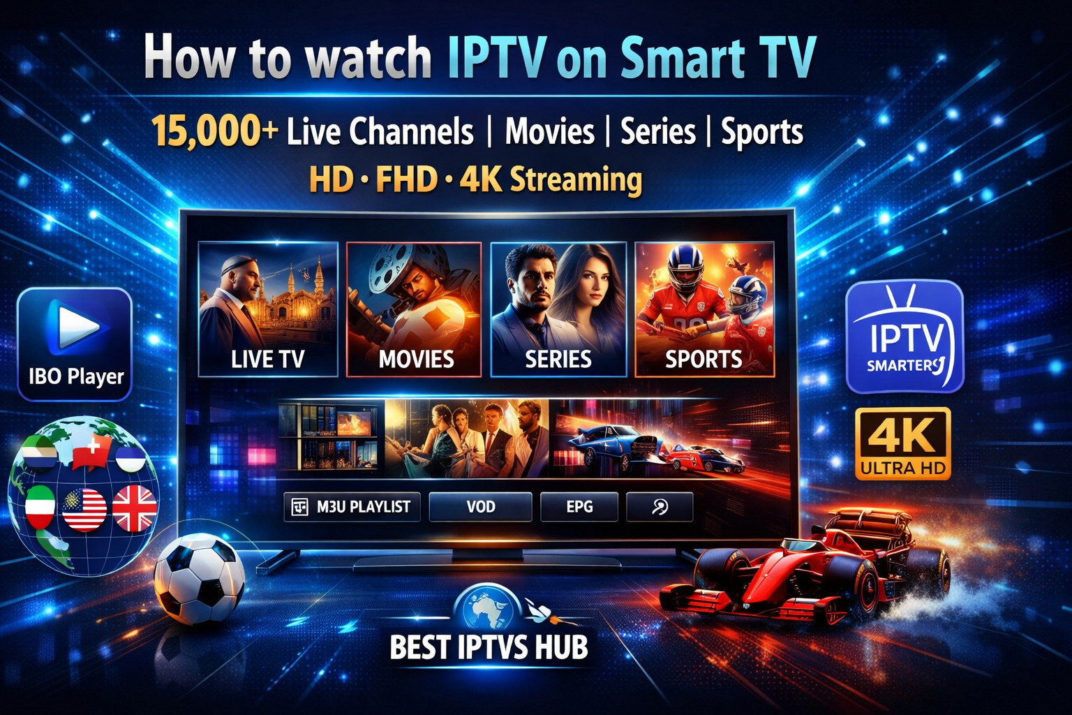 How to Watch IPTV on Smart TV – IPTV Smarters and M3U Setup Guide