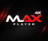 MAX PLAYER 4K IPTV player with live streaming interface