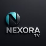 NEXORA TV IPTV service showing live sports, movies, and 4K channels on smart TV