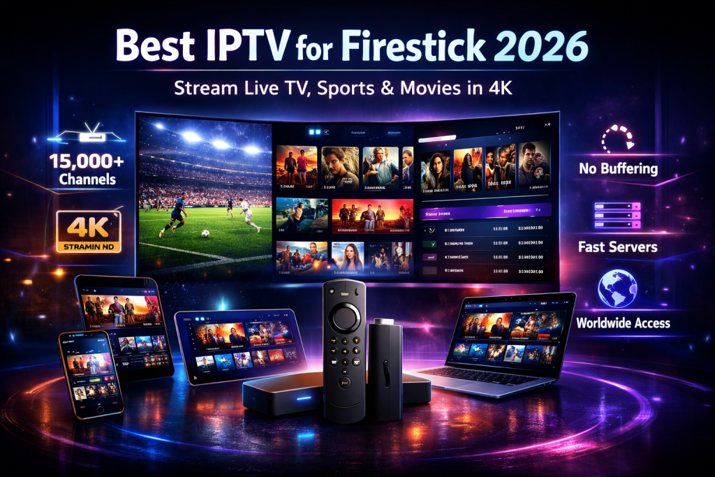 Best IPTV for Firestick with live TV and streaming apps