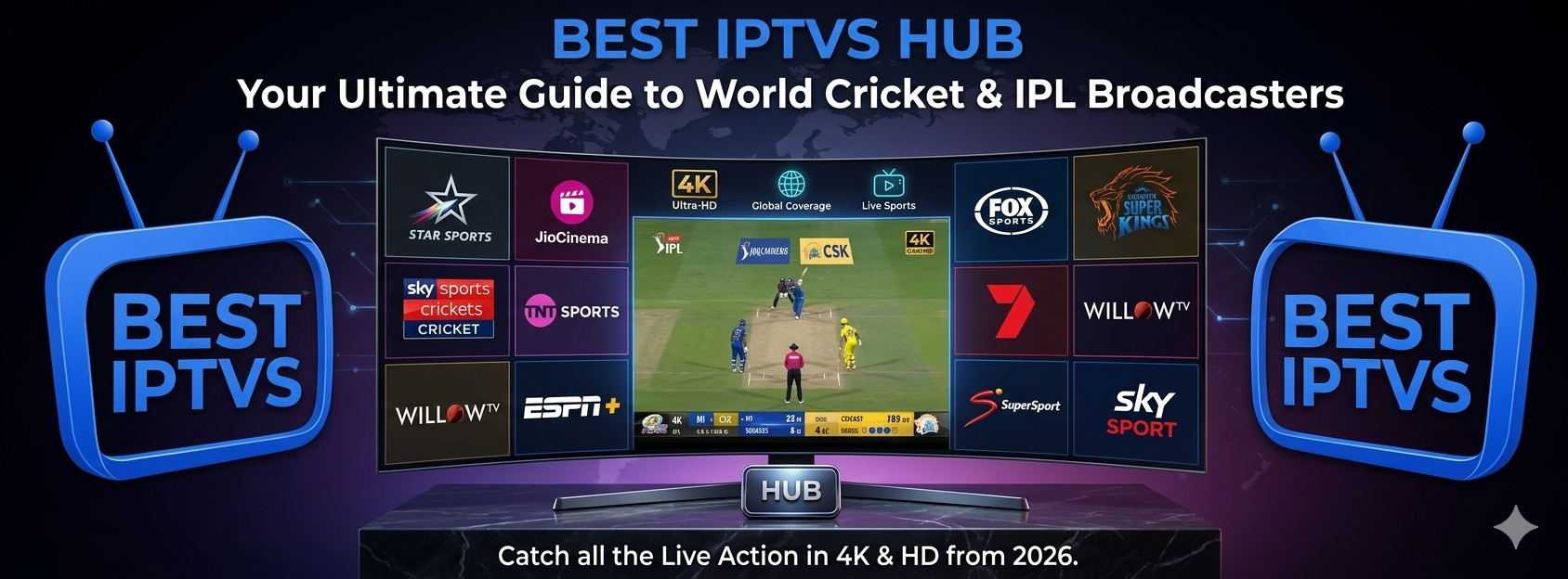 Best IPTV for IPL live streaming in HD and 4K with fast servers and no buffering