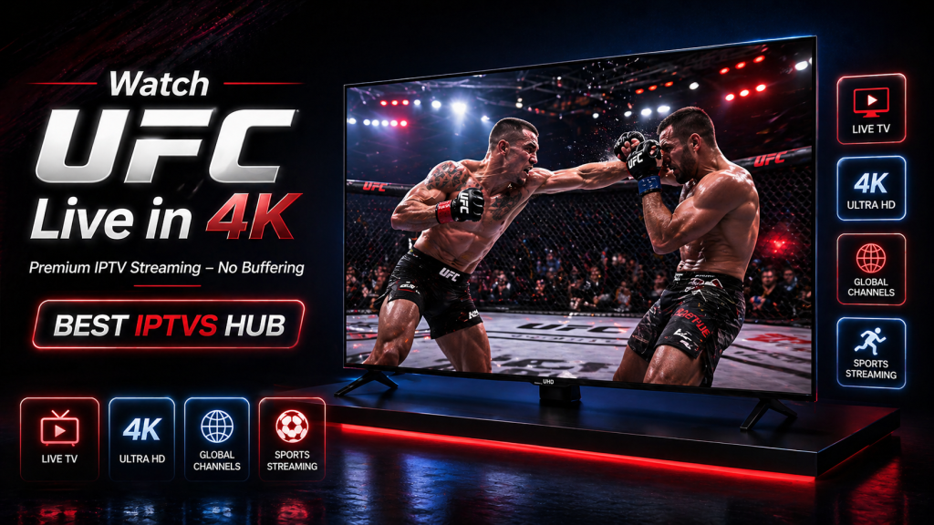 Best IPTV for UFC live streaming in 4K