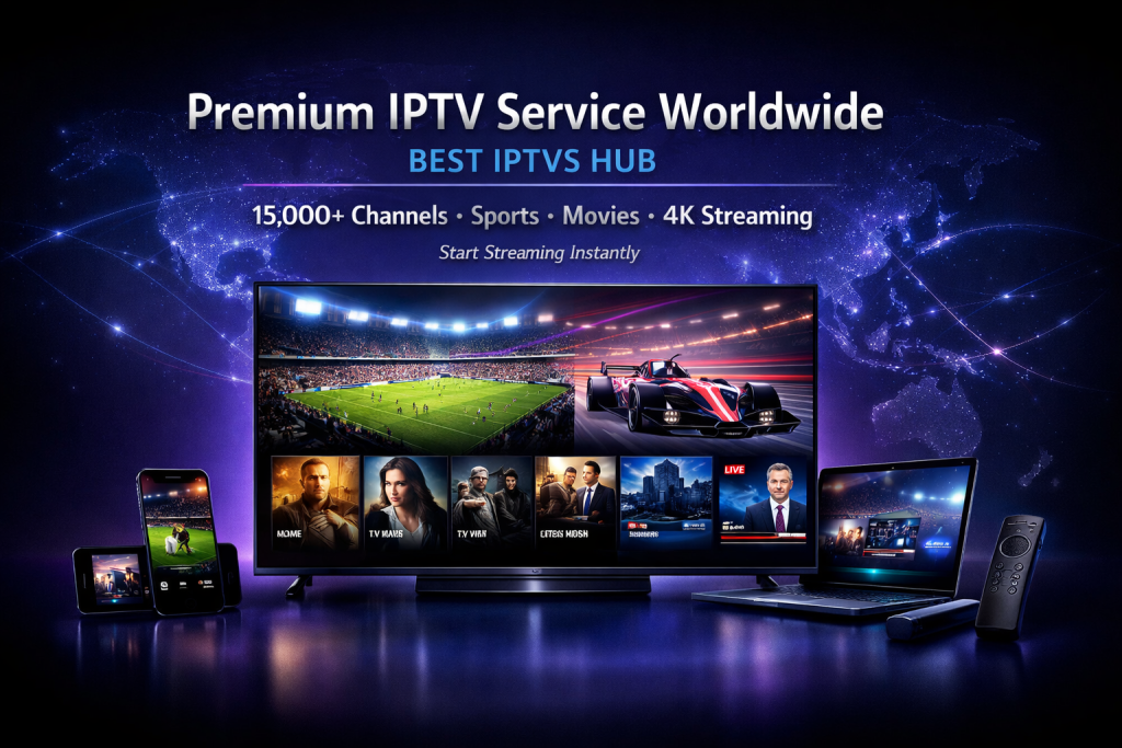 Premium IPTV service worldwide with Arabic and international channels