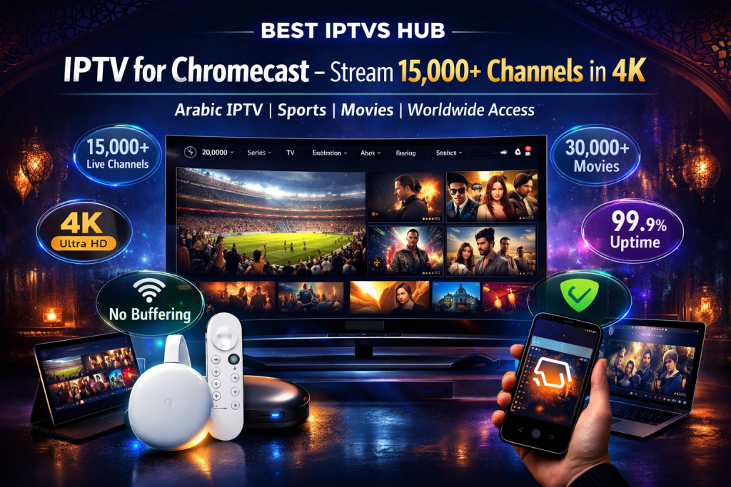 IPTV for google Chromecast streaming Arabic channels on Smart TV