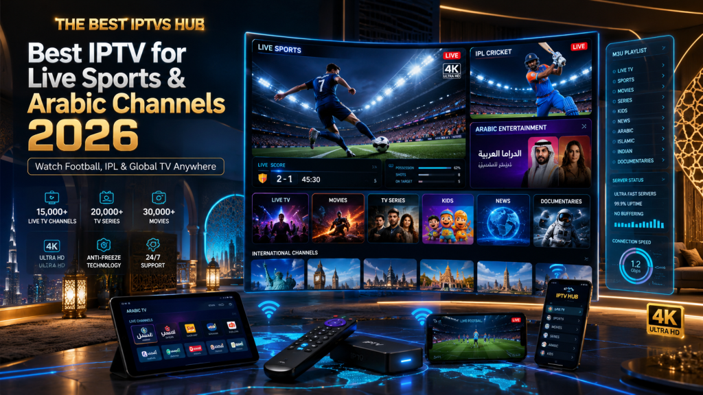 Best IPTV for Arabic channels and live sports streaming