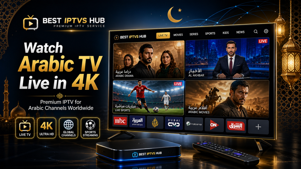 Best IPTV for Arabic channels live streaming in HD and 4K