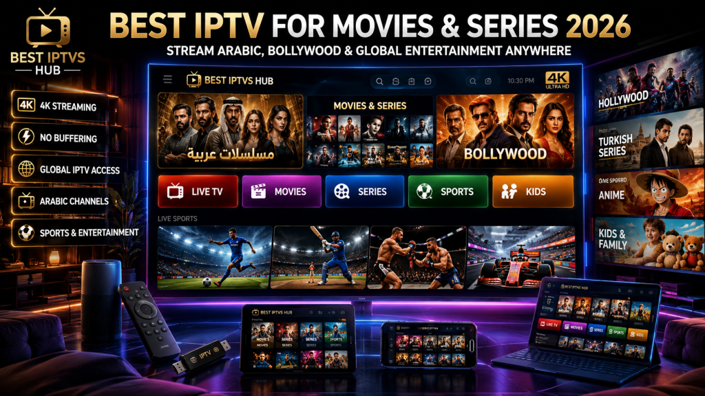 Best IPTV for movies series and Arabic entertainment streaming