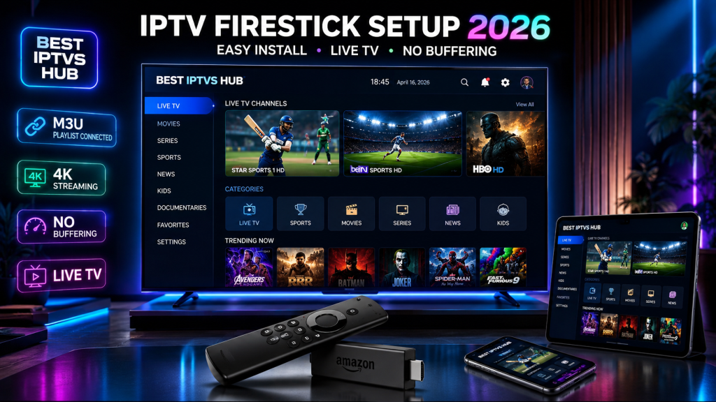 IPTV Firestick setup guide for live TV streaming