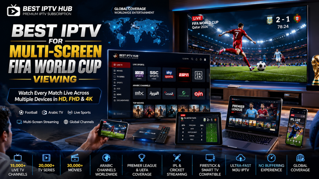 Best IPTV for multi-screen FIFA World Cup viewing and live sports streaming