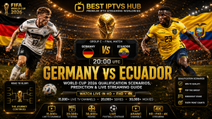 Germany vs Ecuador World Cup 2026 qualification match live streaming