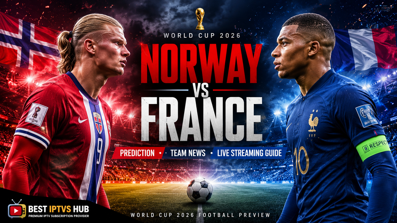 Norway vs France World Cup 2026 prediction and live streaming guide