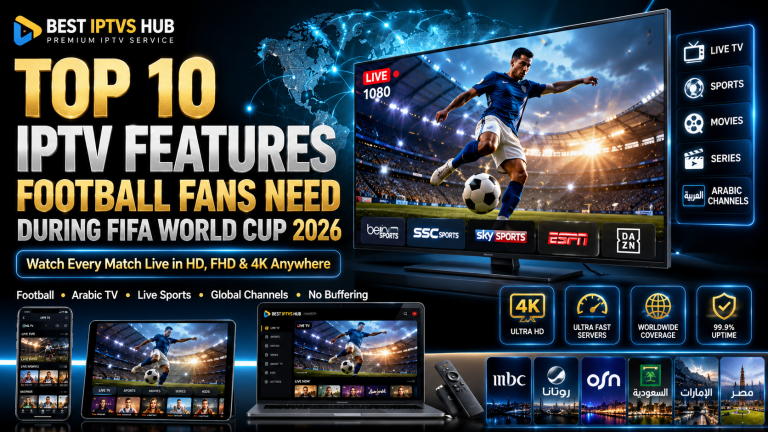Top IPTV features football fans need during FIFA World Cup 2026