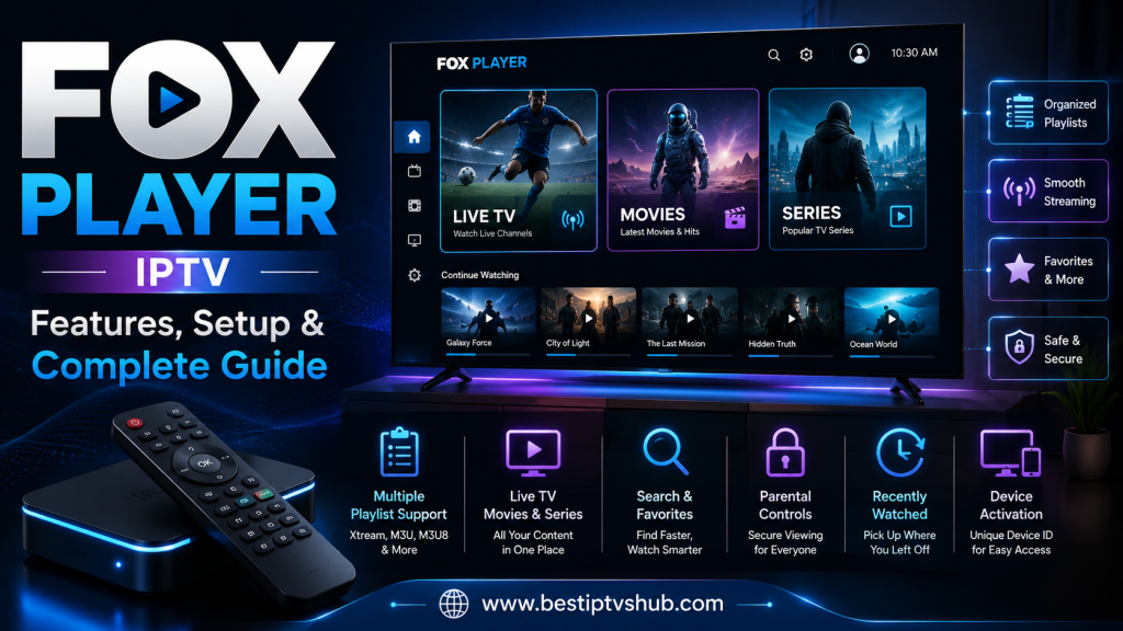 Fox Player at Best IPTVs Hub