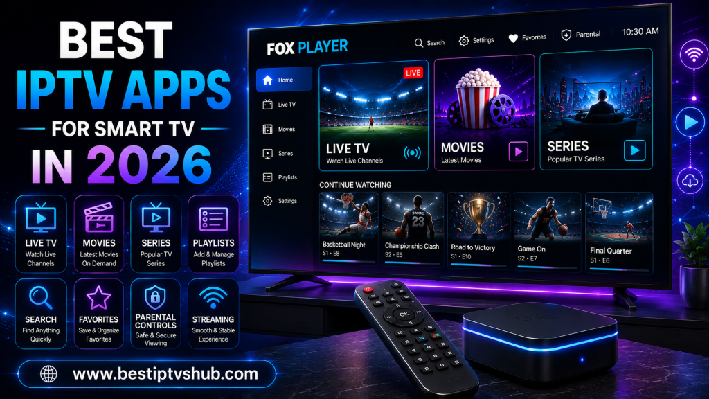 Best IPTV Apps for Smart TV in 2026