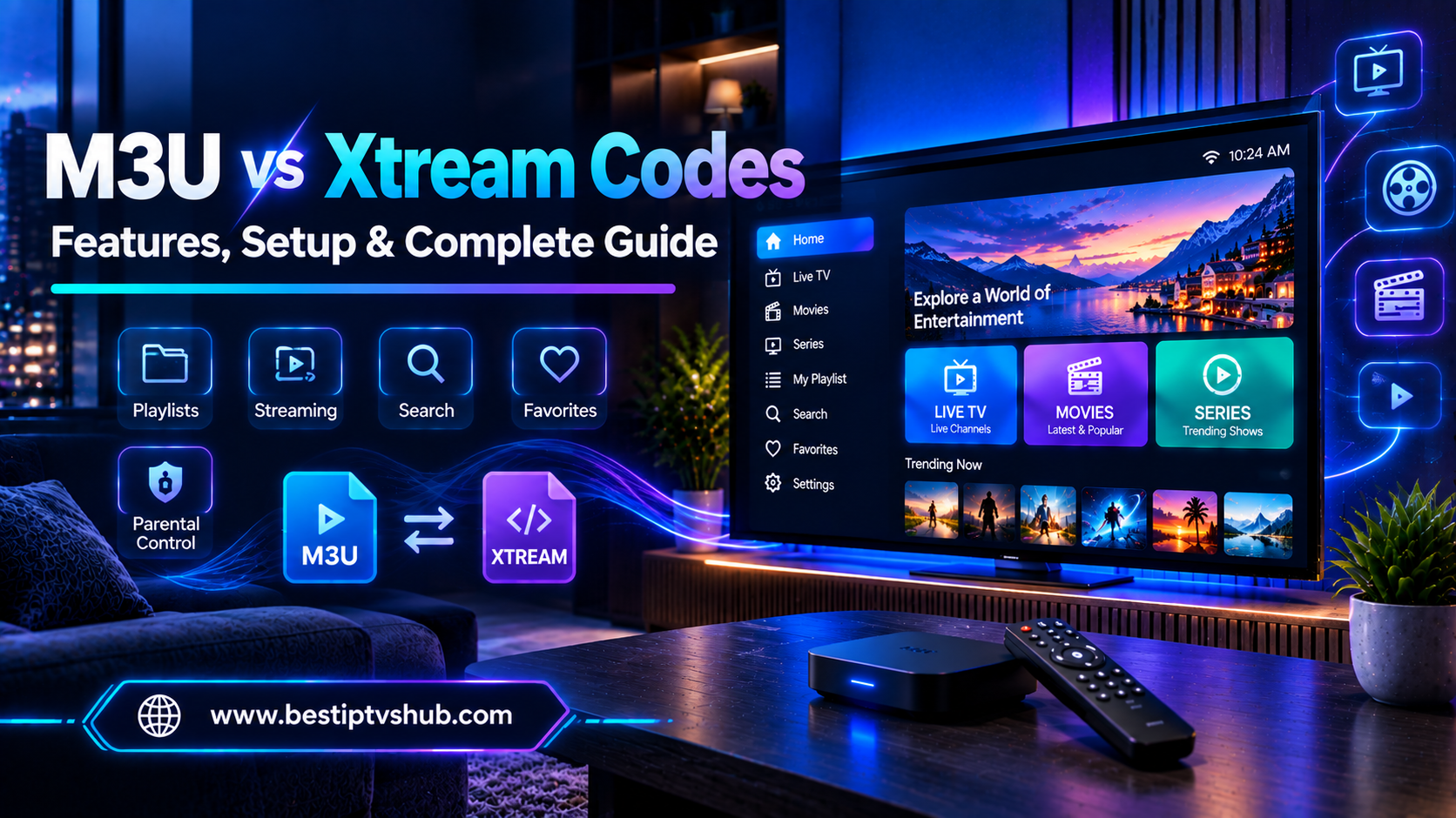 M3U vs Xtream Codes